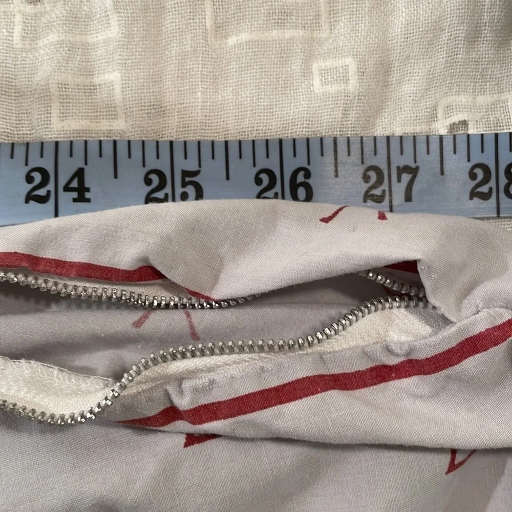 Vintage YSL Burgundy Emblem Duvet Cover With Zipper